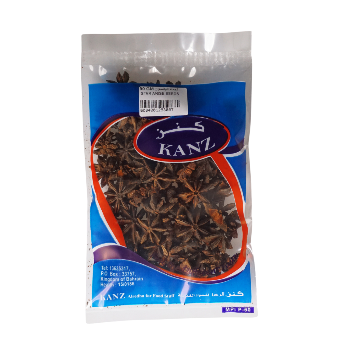 Kanz Star Anise Seeds - 90 GM